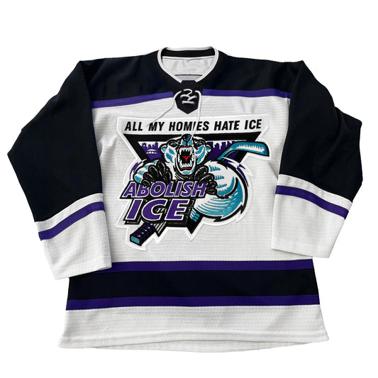 Abolish ICE Hockey Jersey.