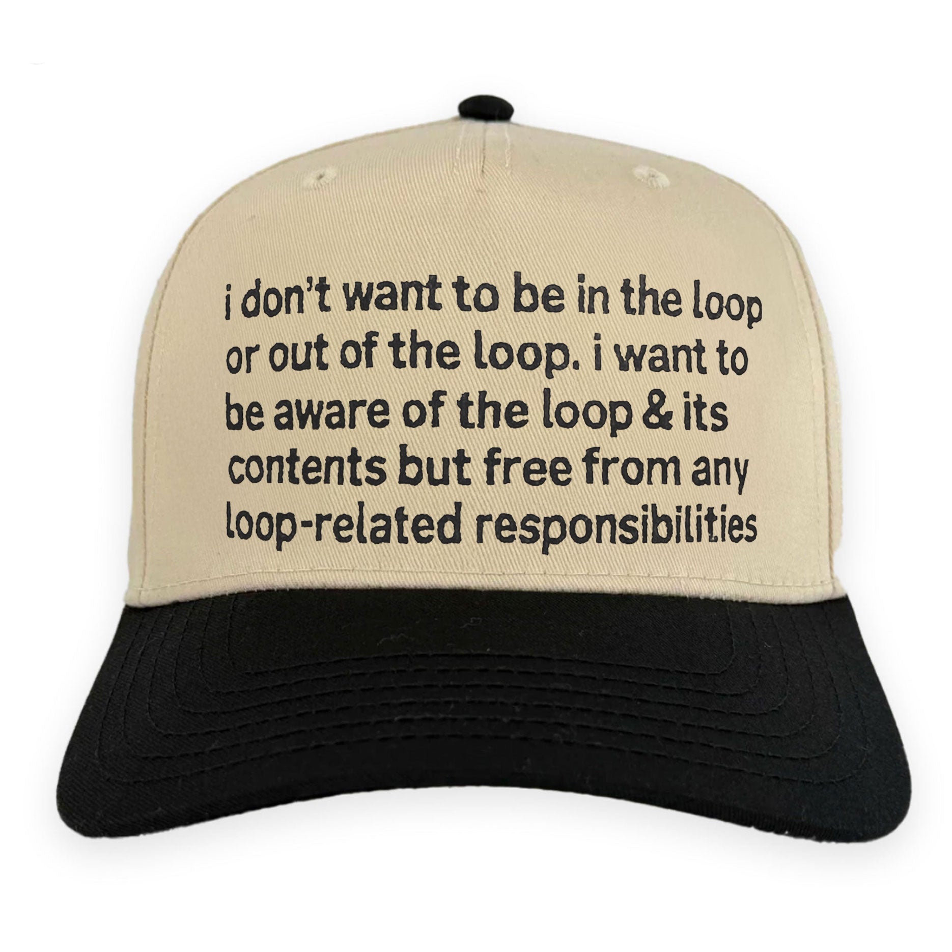 I Don't Want To Be In The Loop Hat. – Good Shirts