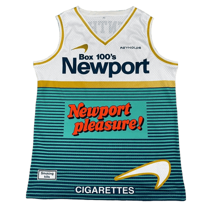 Menthol Cigarette Basketball Jersey.