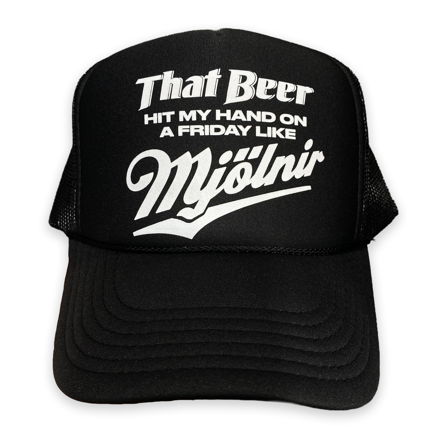 That Beer Hit My Hand On A Friday Like Mjölnir Hat.