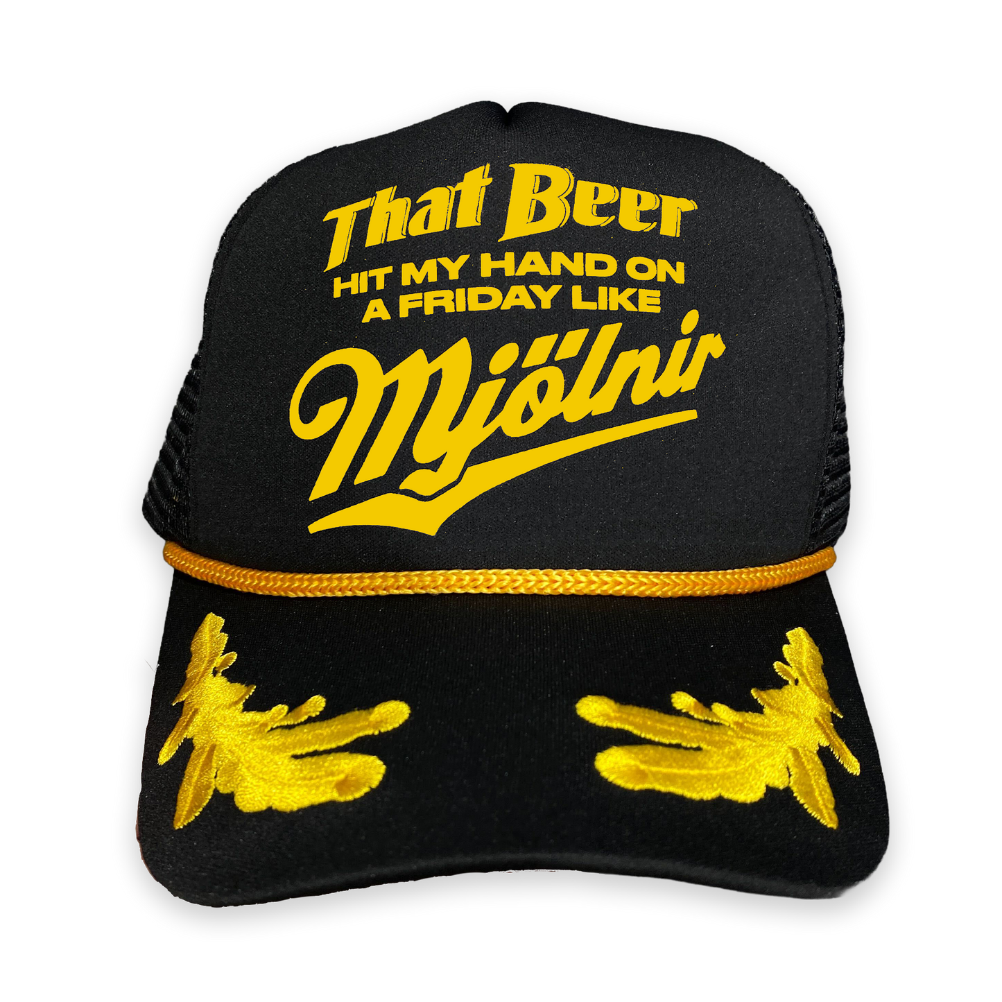 That Beer Hit My Hand On A Friday Like Mjölnir Hat.