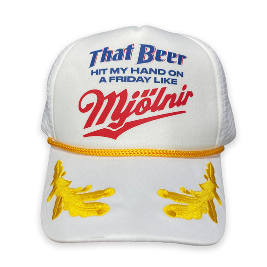 That Beer Hit My Hand On A Friday Like Mjölnir Hat.
