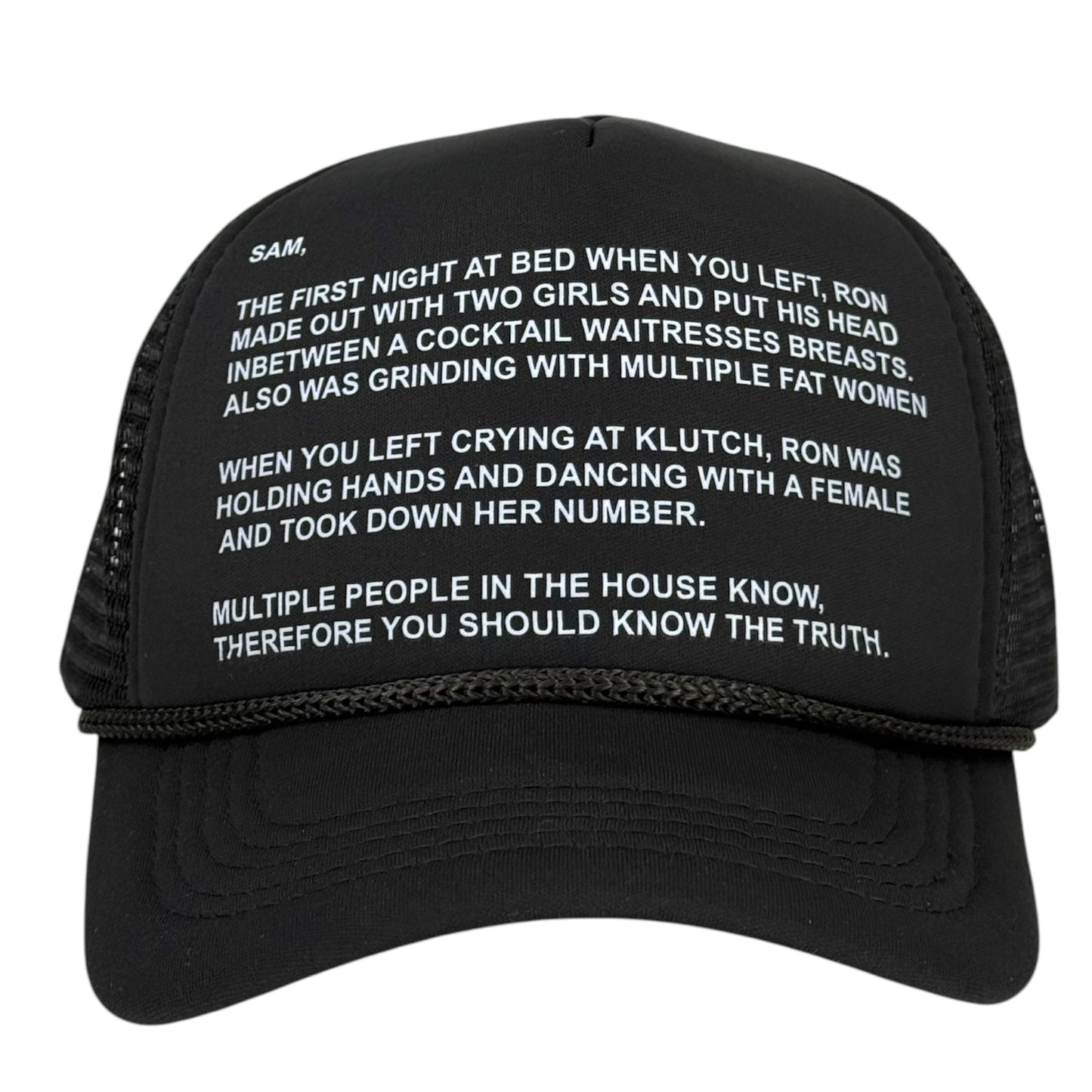 Letter Hat.