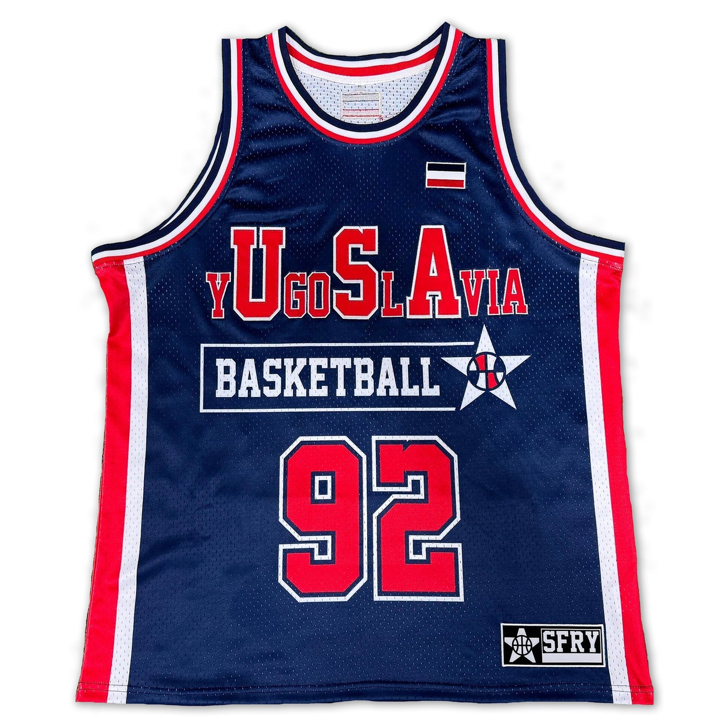 YUgoSlAvia Basketball Jersey.