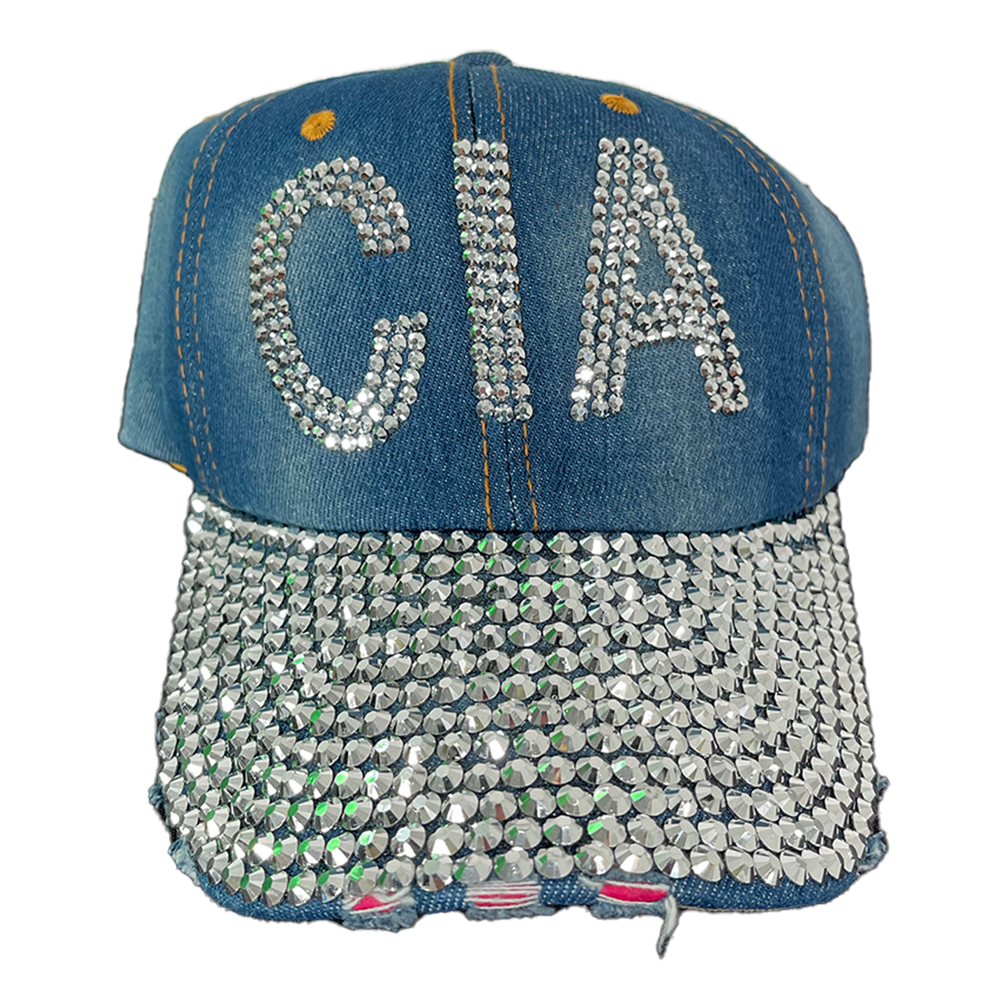 Rhinestone CIA Hat.