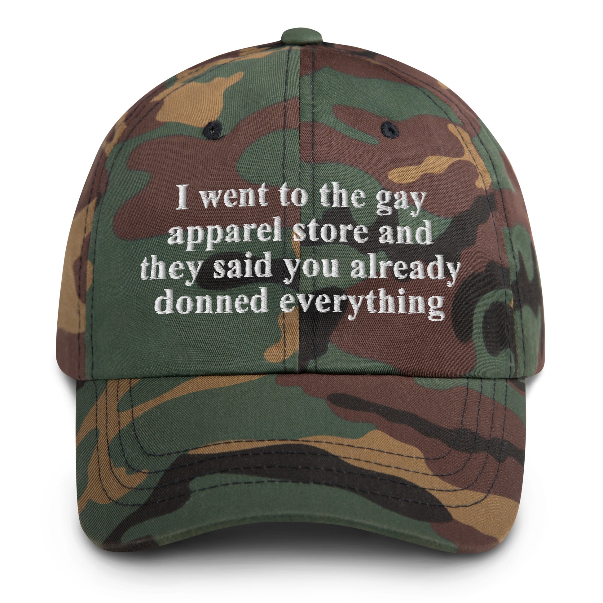 I Went To The Gay Apparel Store Hat