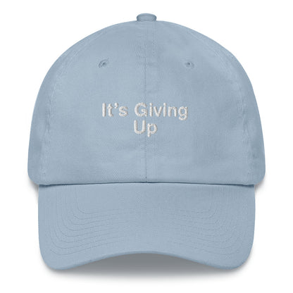 It's Giving Up Hat.