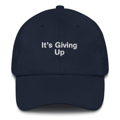 It's Giving Up Hat.