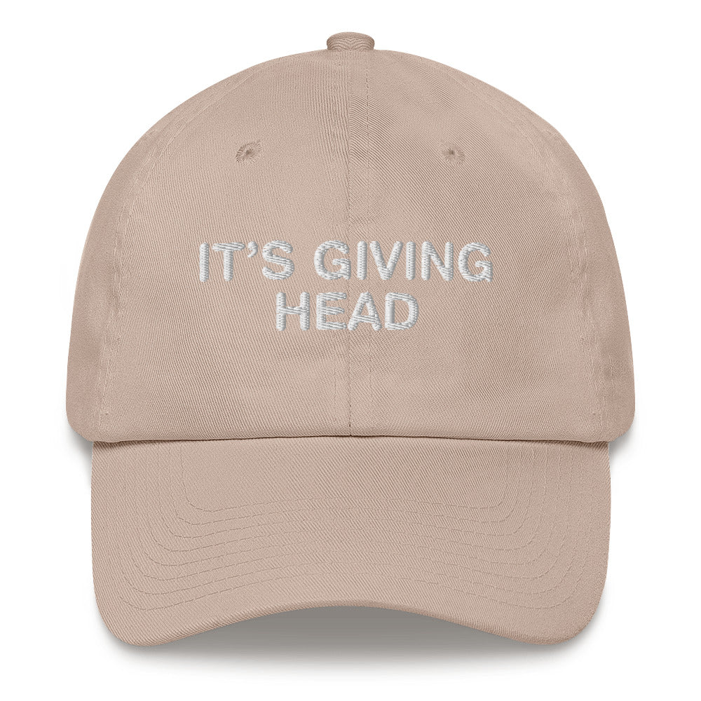 It's Giving Head Dad Hat.