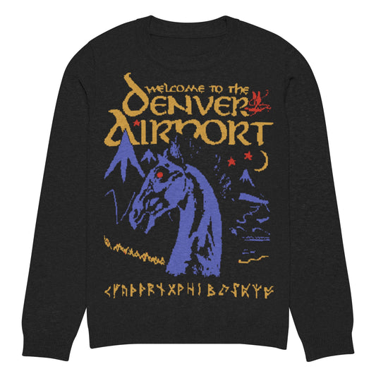Denver Airport Knit Sweater.