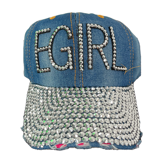 Rhinestone EGIRL Hat.