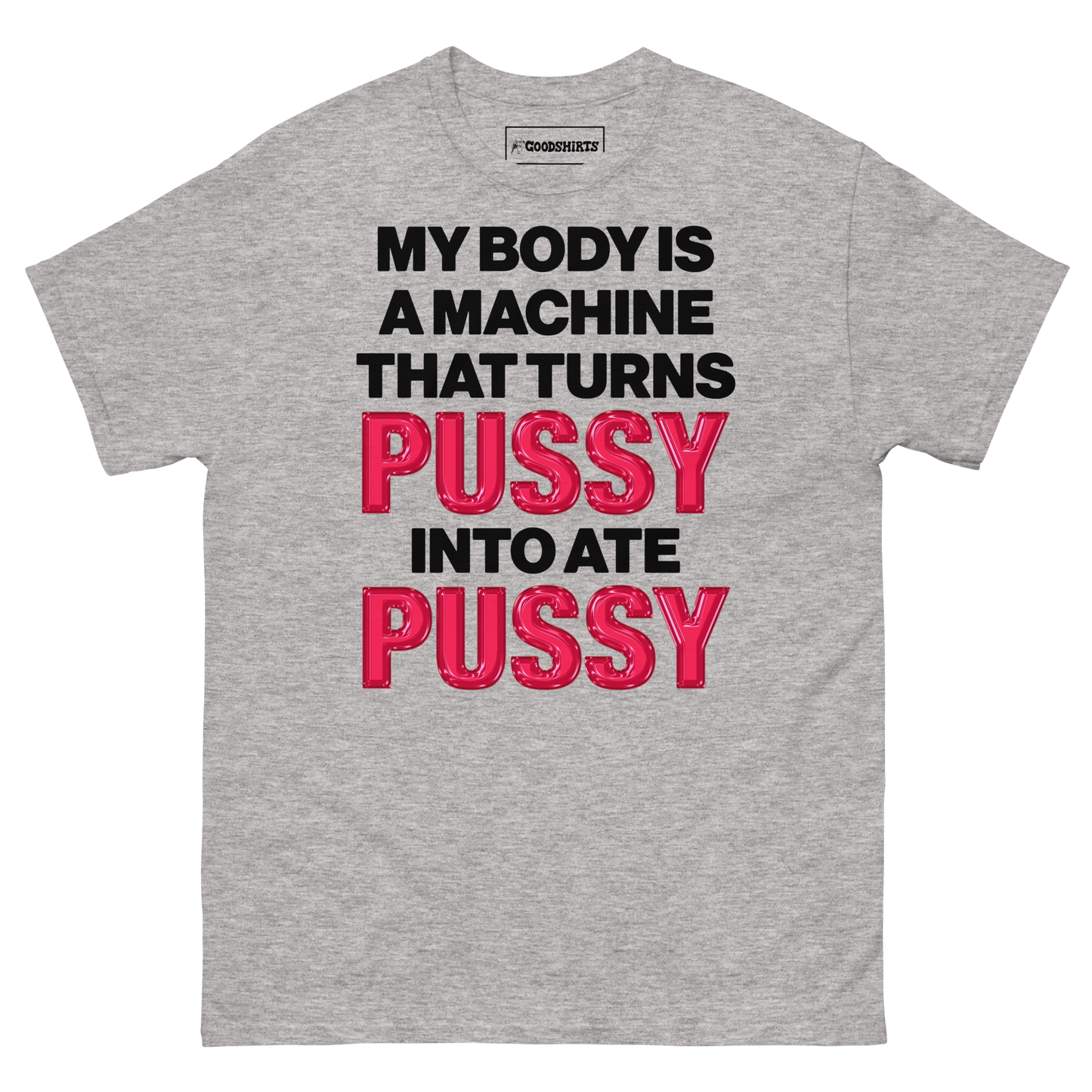 My Body Is A Machine That Turns Pussy Into Ate Pussy.