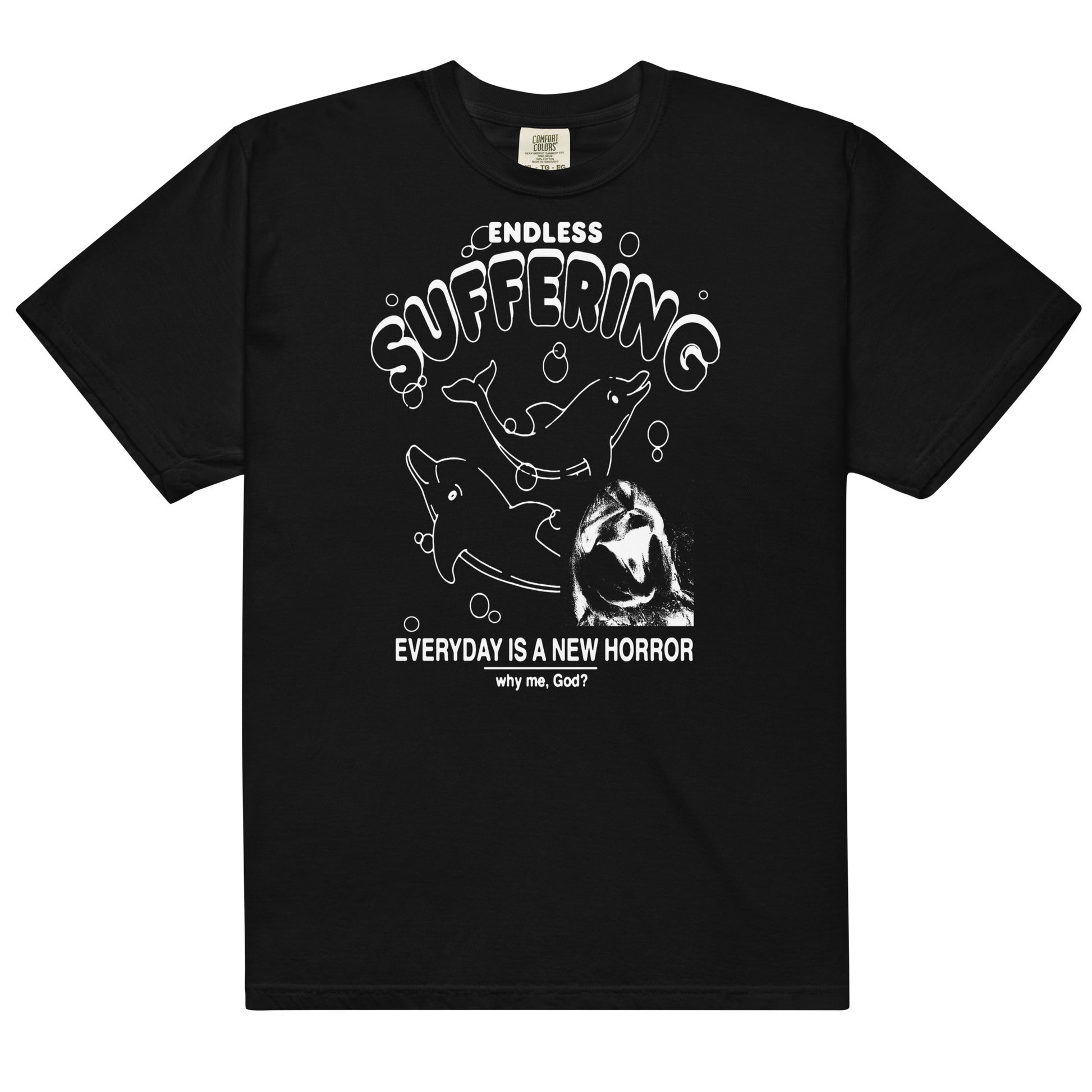 Dolphins endless Suffering everyday is a New Horror art shirt, hoodie,  sweater, long sleeve and tank top