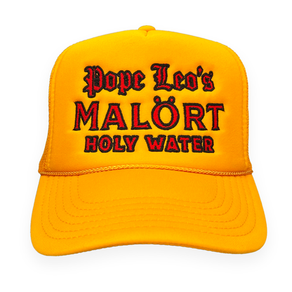 Pope Leo's Holy Water Hat.