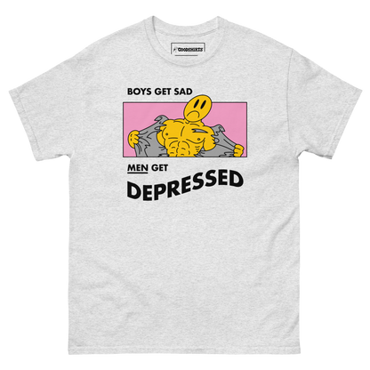 Boys Get Sad Men Get Depressed.