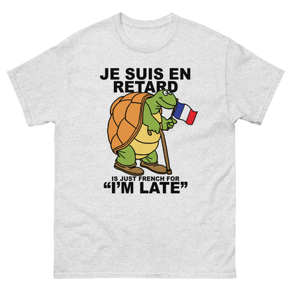 Je Suis En Retard Is Just French For "I'm Late".