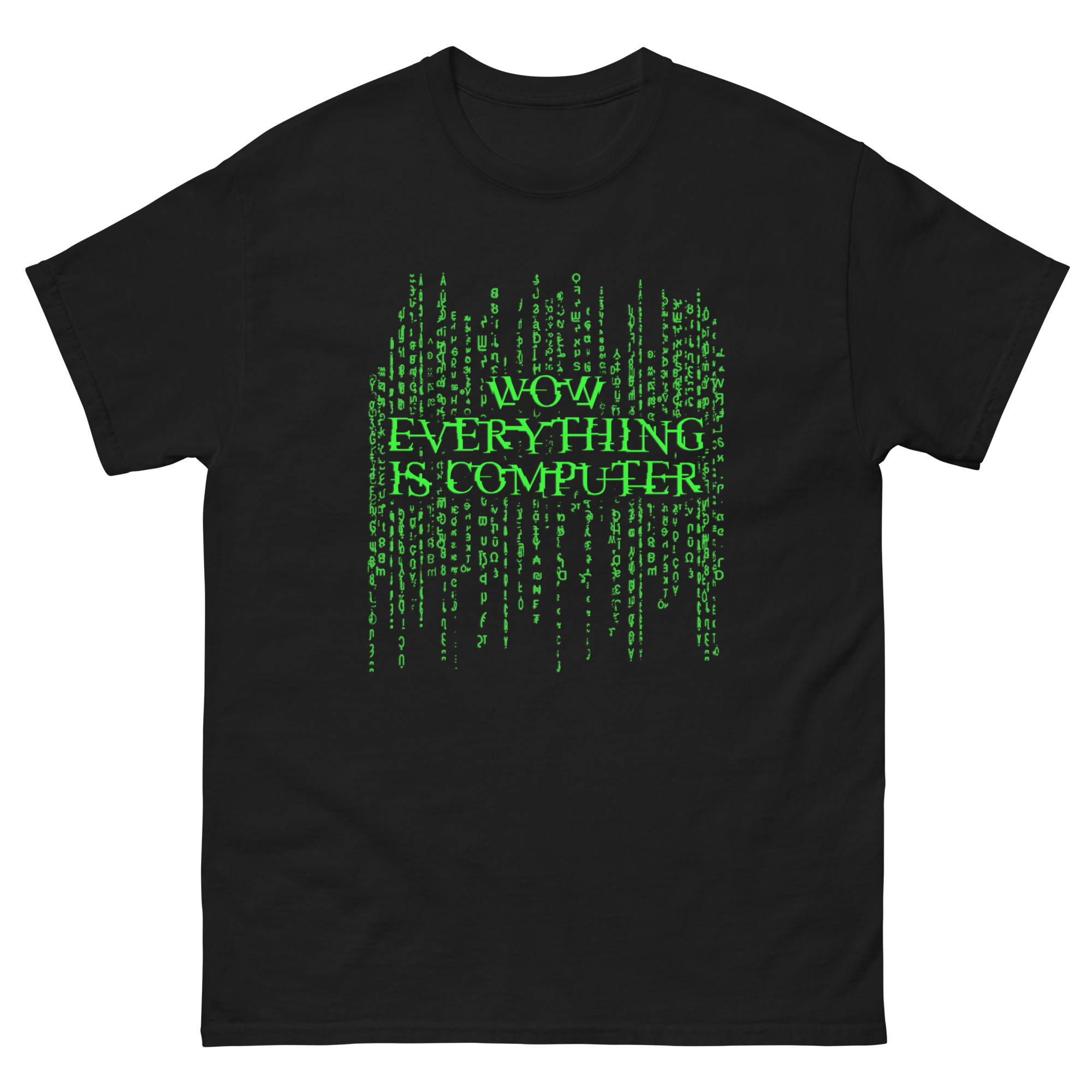 Wow Computer Wow, Everything Is Computer Shirt. – Good Shirts