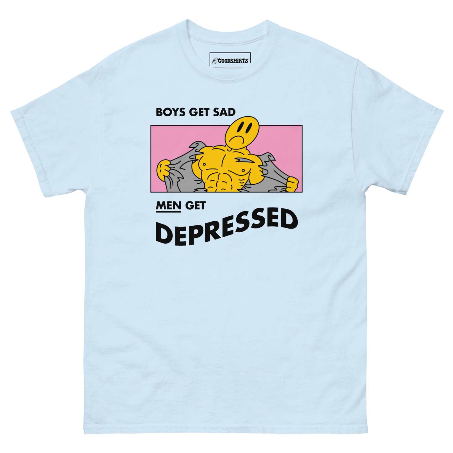 Boys Get Sad Men Get Depressed.