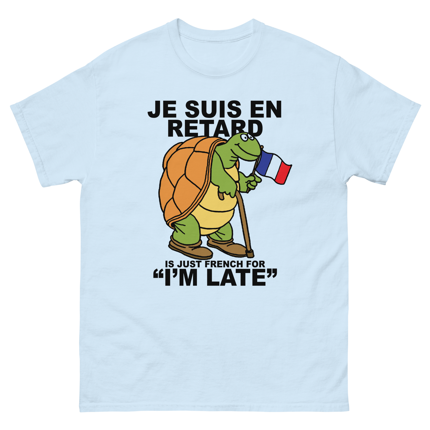 Je Suis En Retard Is Just French For "I'm Late".