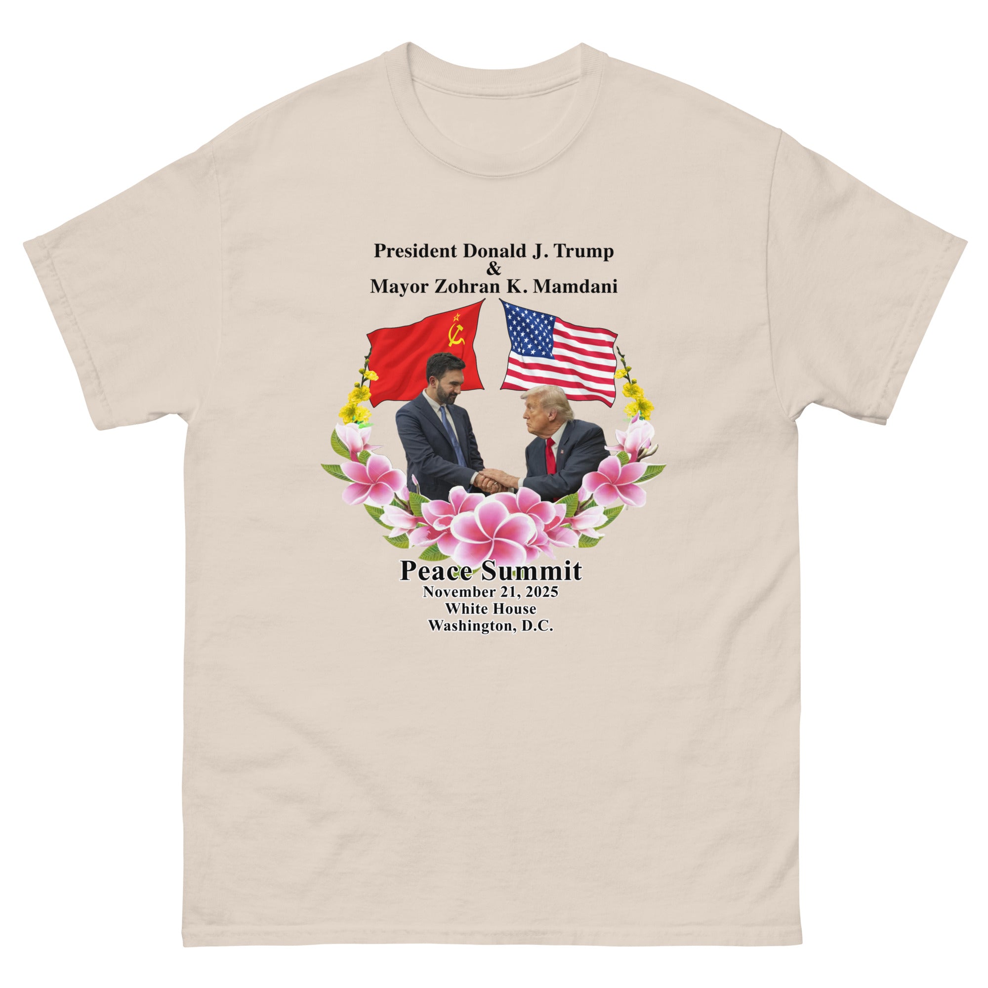 Peace Summit: Donald J. Trump and Zohran K. Mamdani. – Good Shirts
