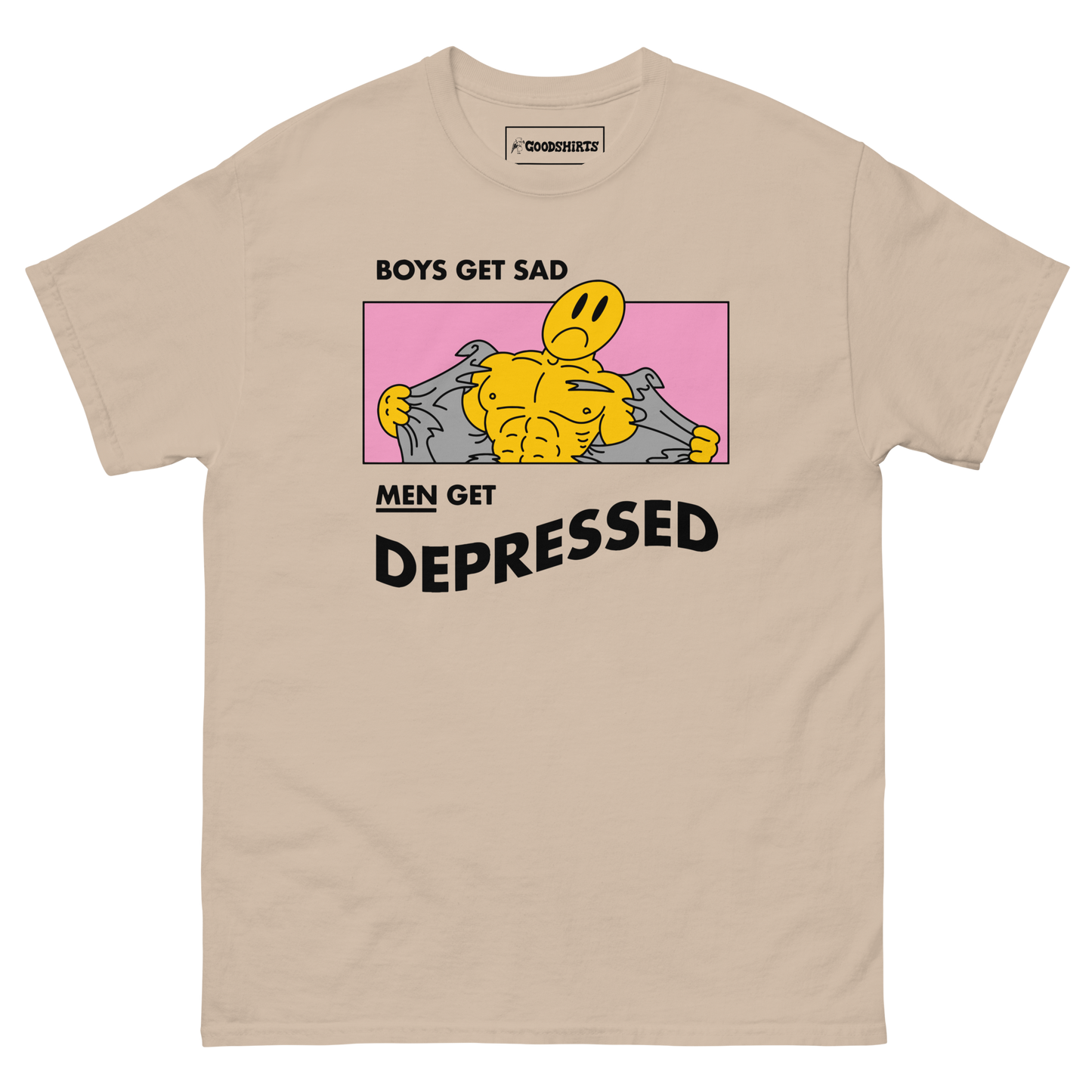 Boys Get Sad Men Get Depressed.