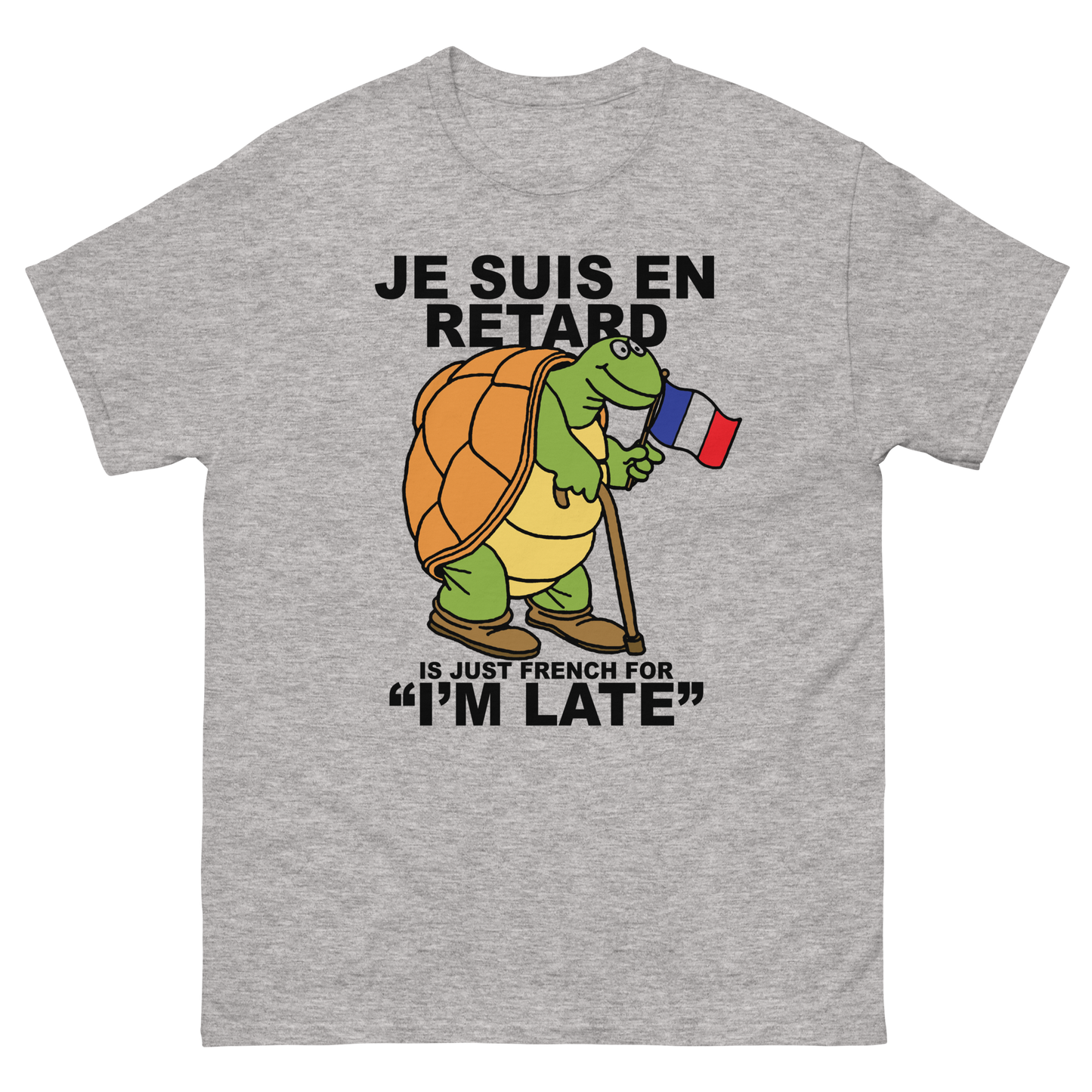 Je Suis En Retard Is Just French For "I'm Late".