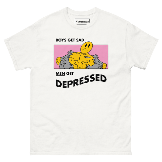 Boys Get Sad Men Get Depressed.