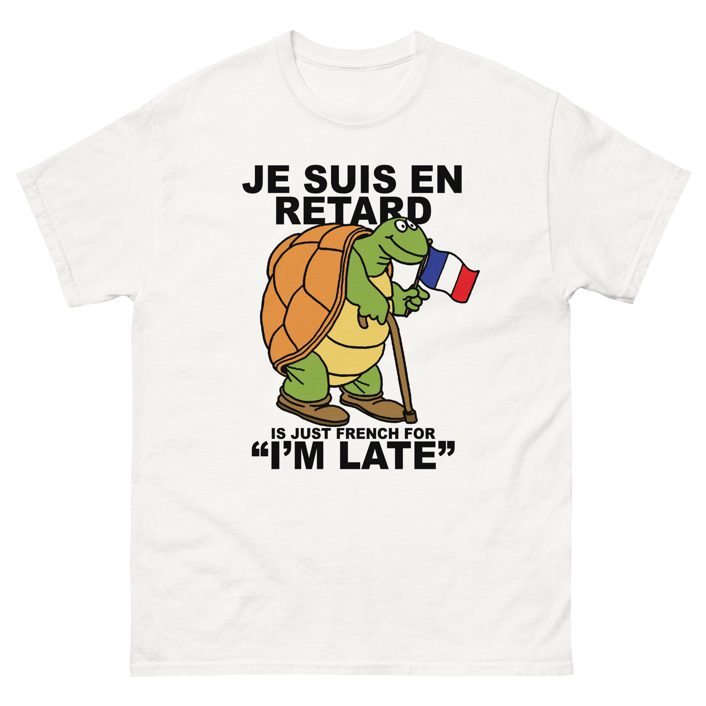 Je Suis En Retard Is Just French For "I'm Late".