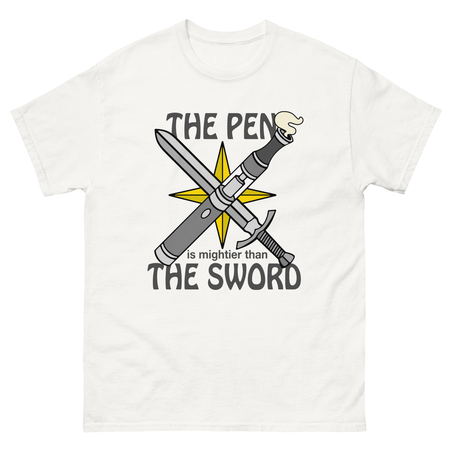 The Pen Is Mightier Than The Sword.