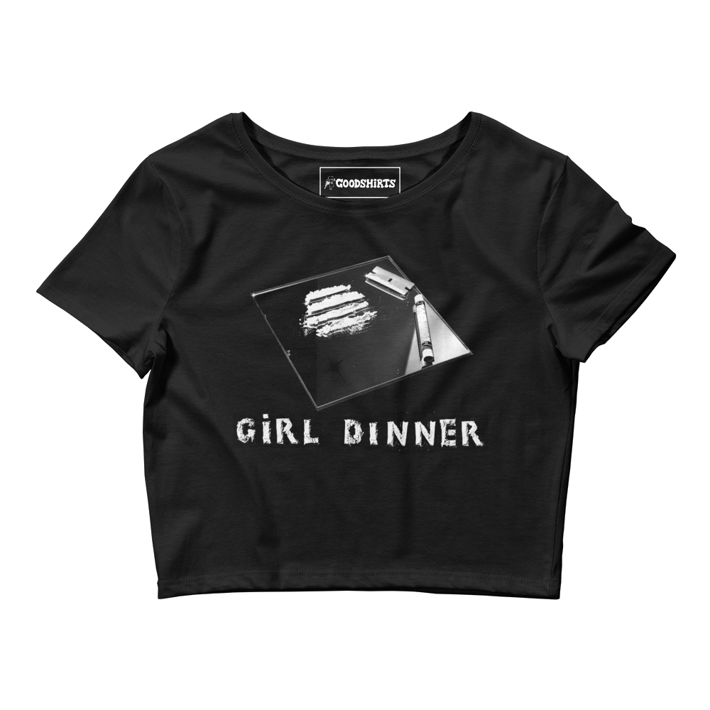 Girl Dinner Baby Tee.