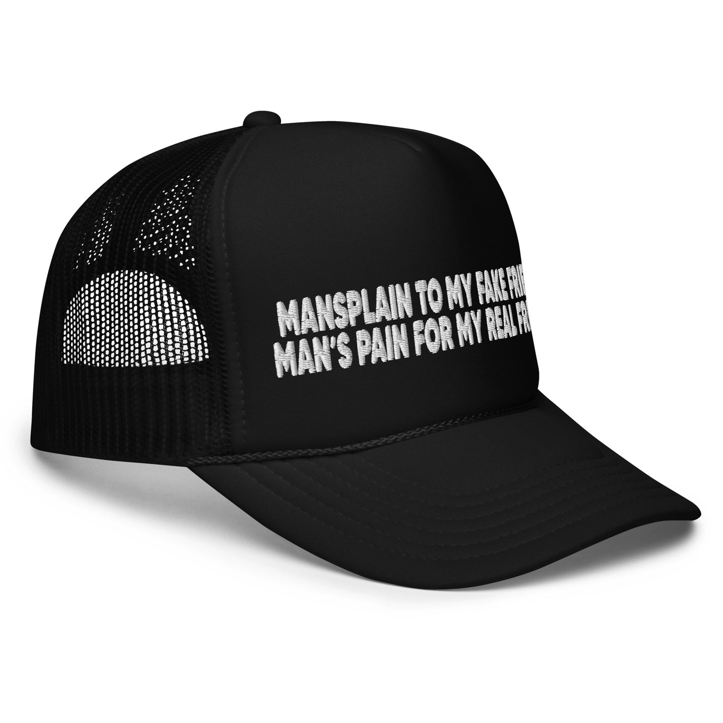 Mansplain To My Fake Friends Hat.