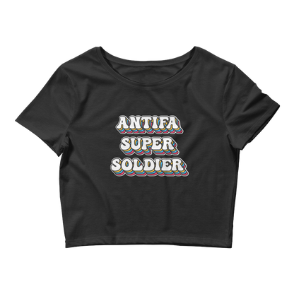 Antifa Super Soldier Baby Tee.